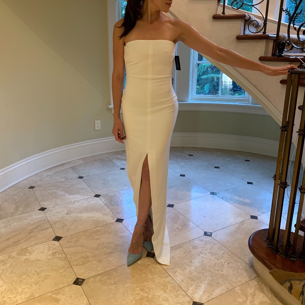 Solace London Front Slip Dress